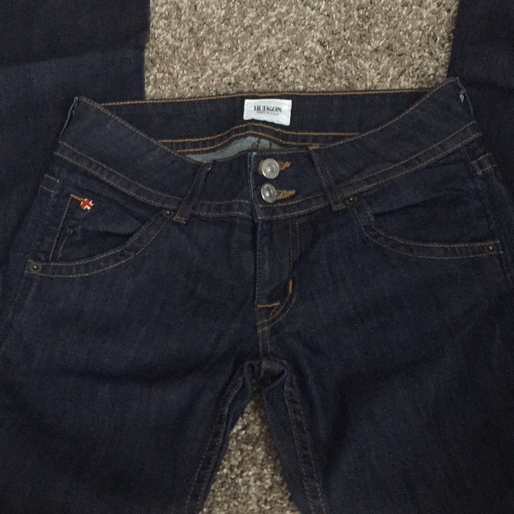 Hudson bootcut jeans, made in USA